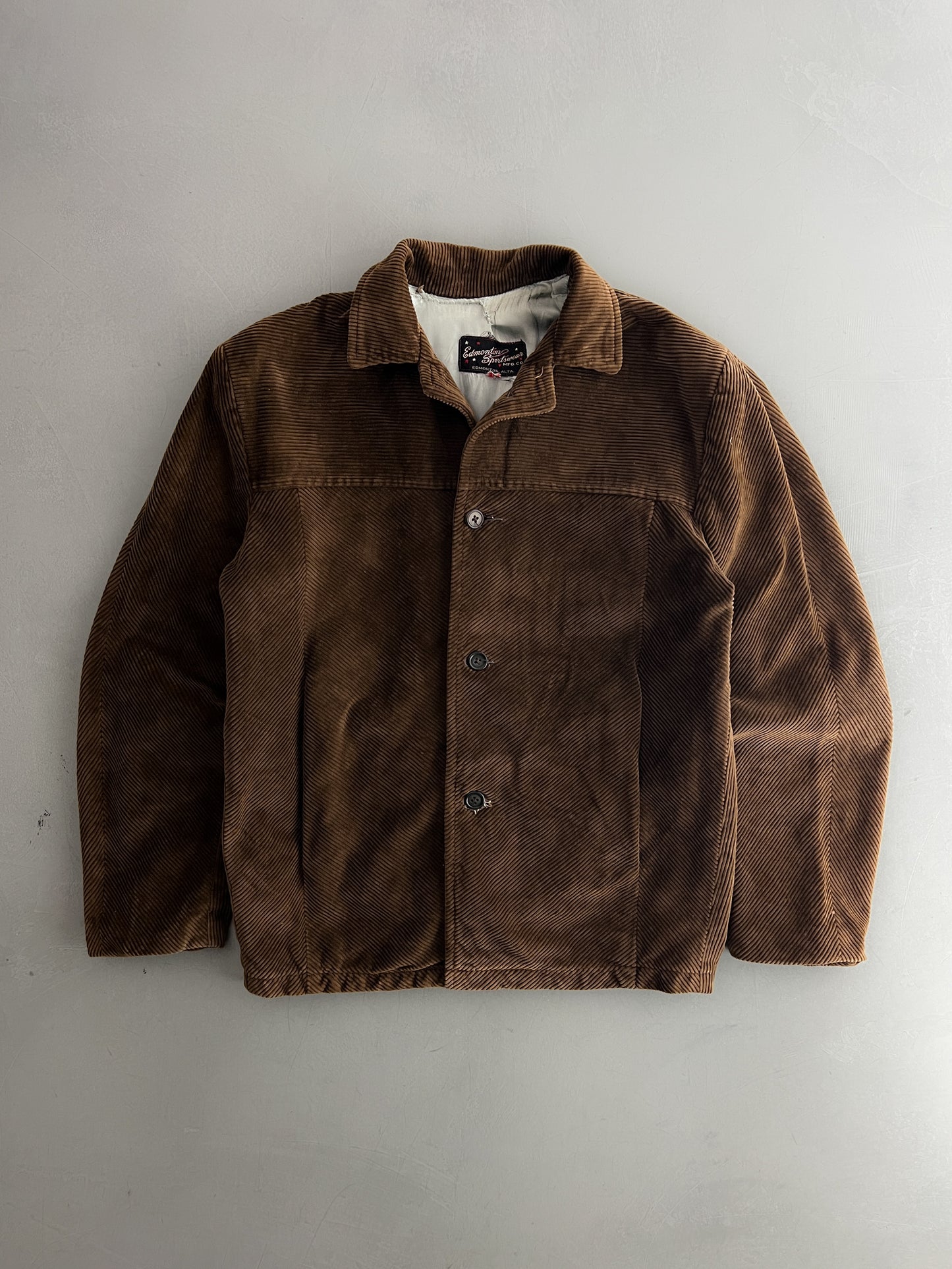 1960's Edmonton Sportswear Cord Jacket [S/M]