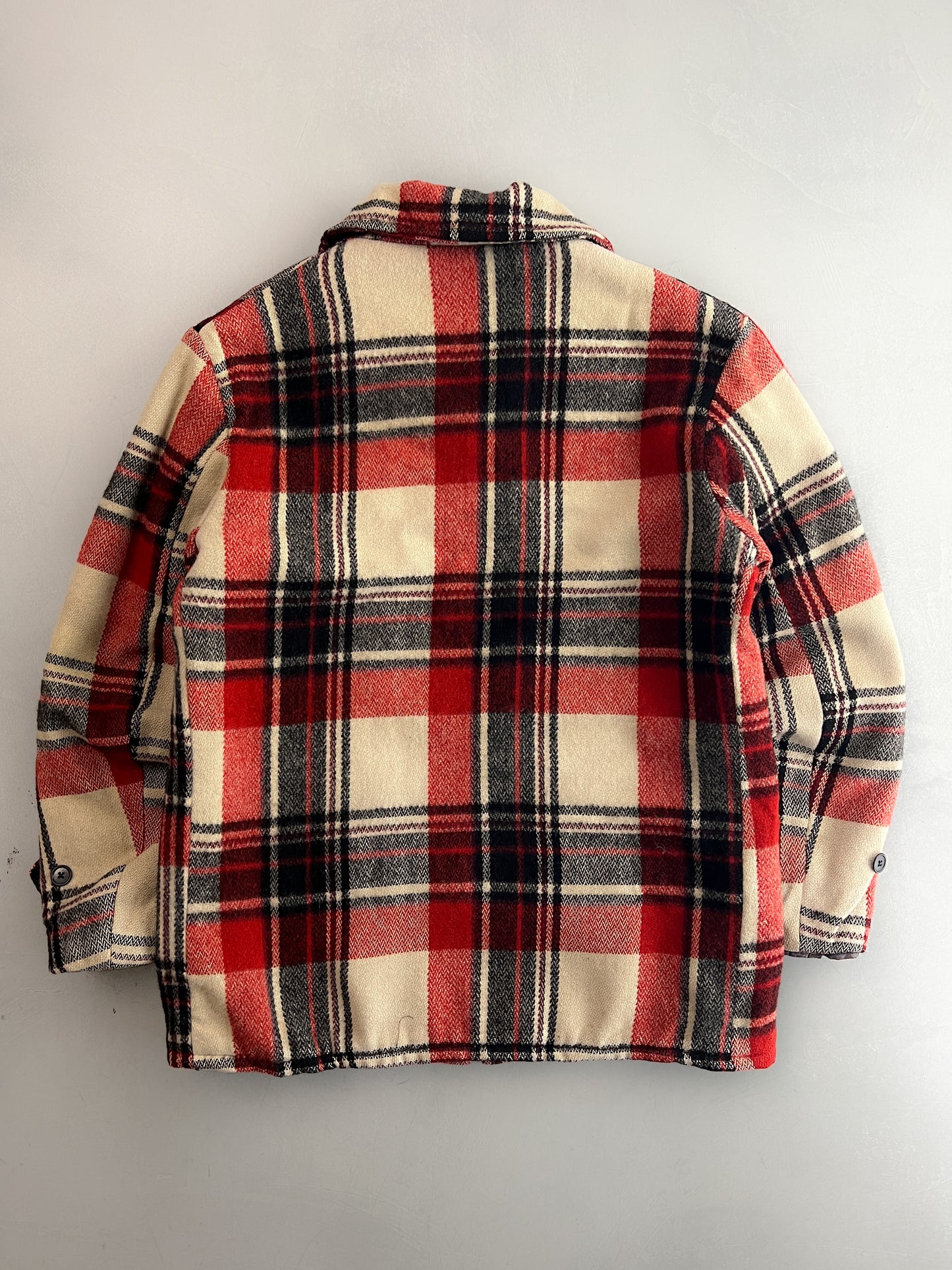 1960's Forty Below Tartan Wool Coat [L]