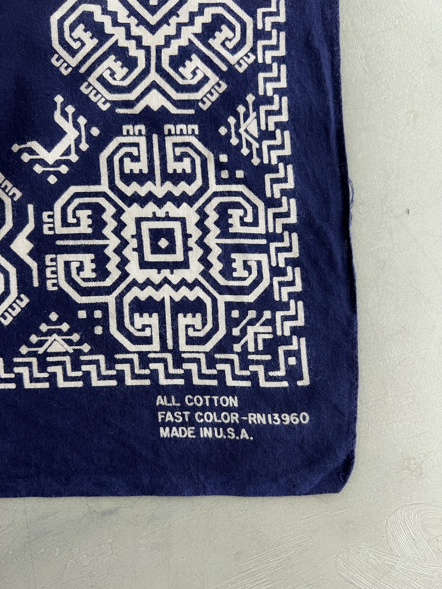 Fast Colour Selvage Bandanna