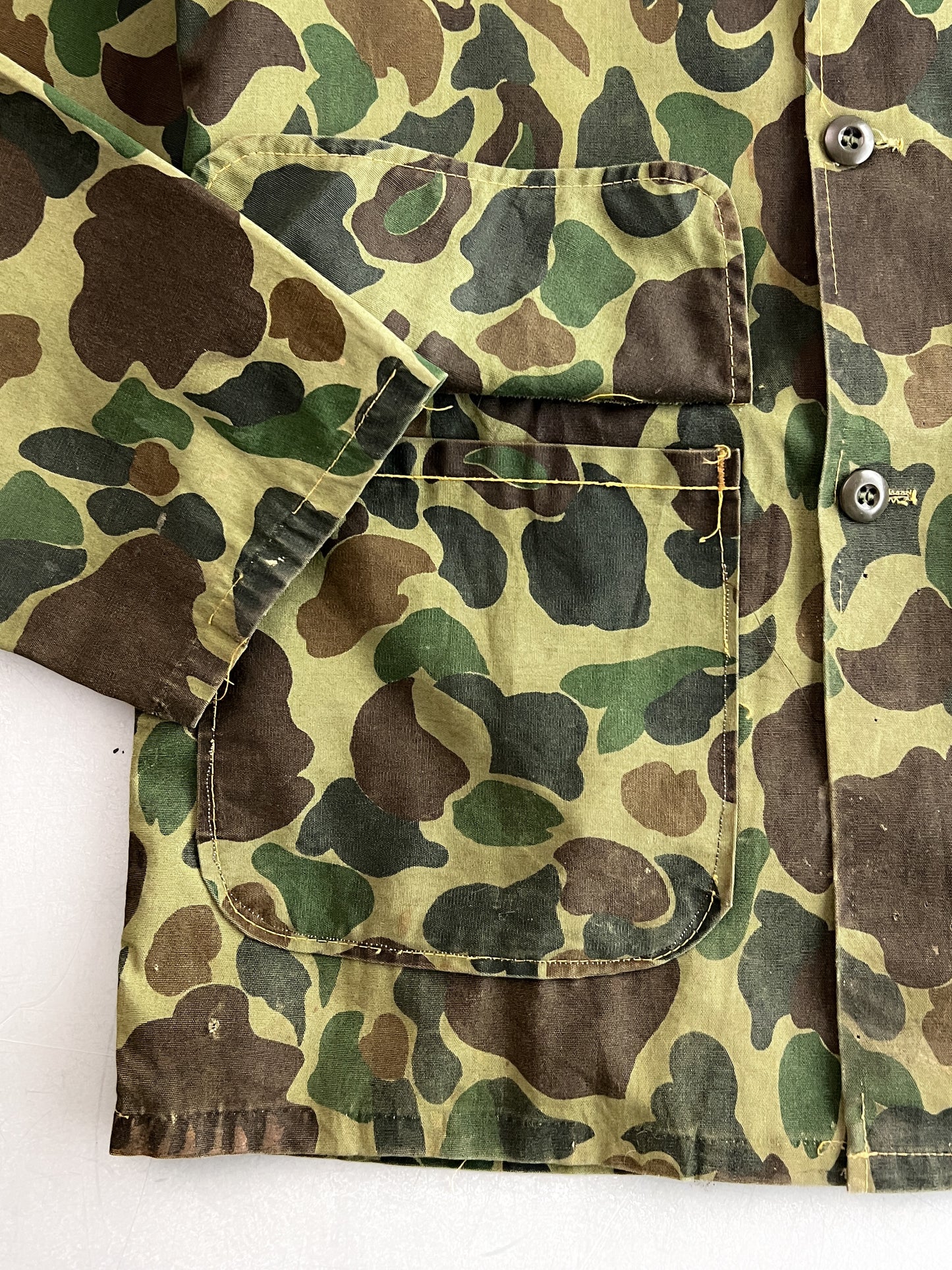 60's Saf-T-Bak Duck Camo Hunting Jacket [M/L]
