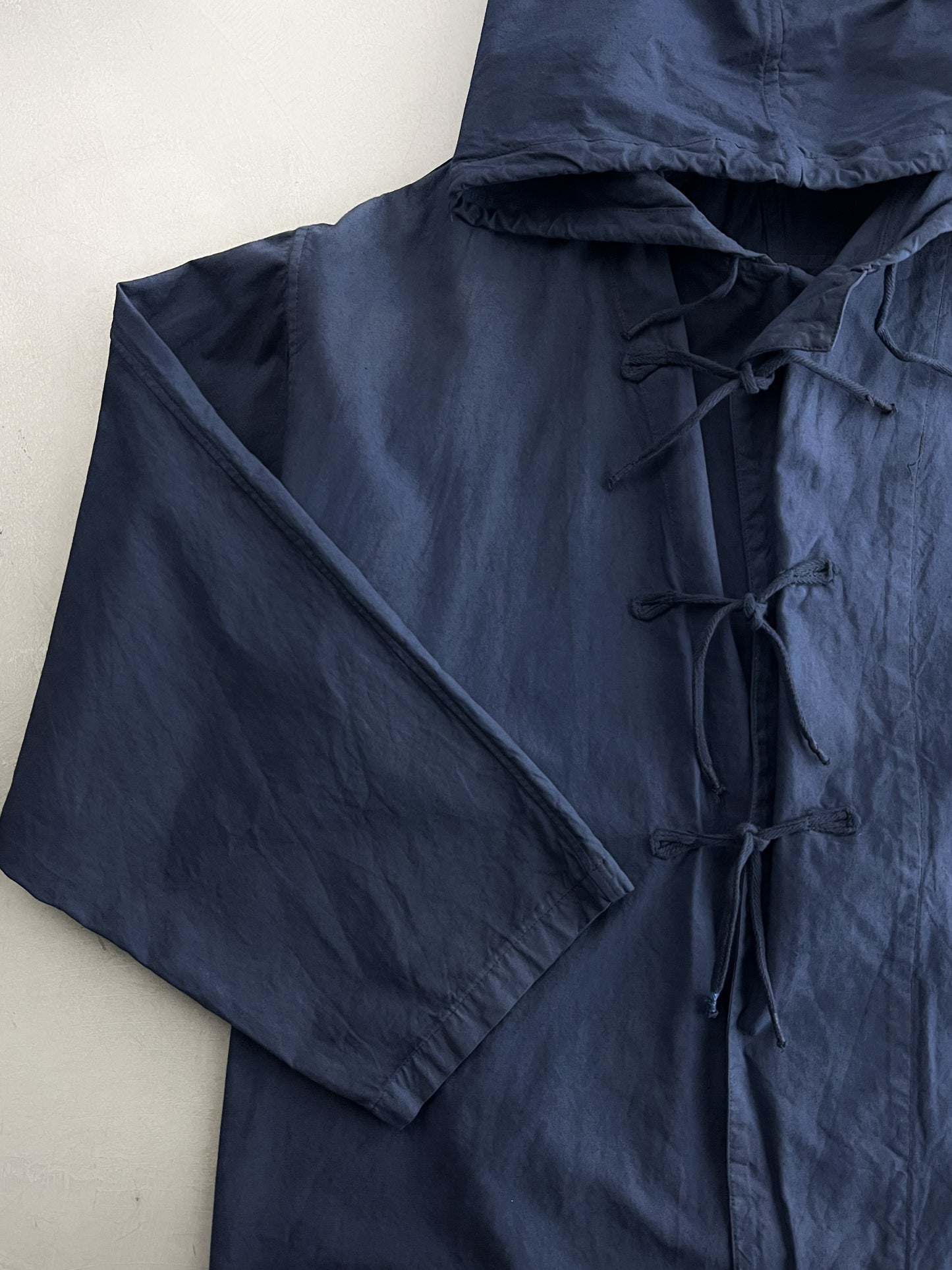 French Indigo Tie Up Smock  [L]
