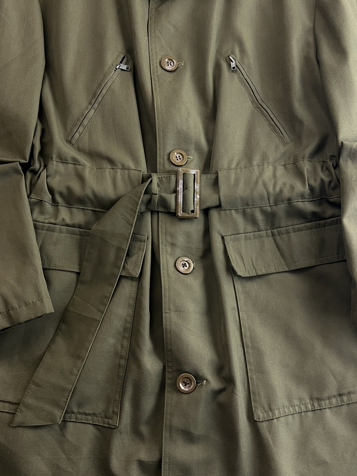 60's/70's European Belted Field Coat [L]