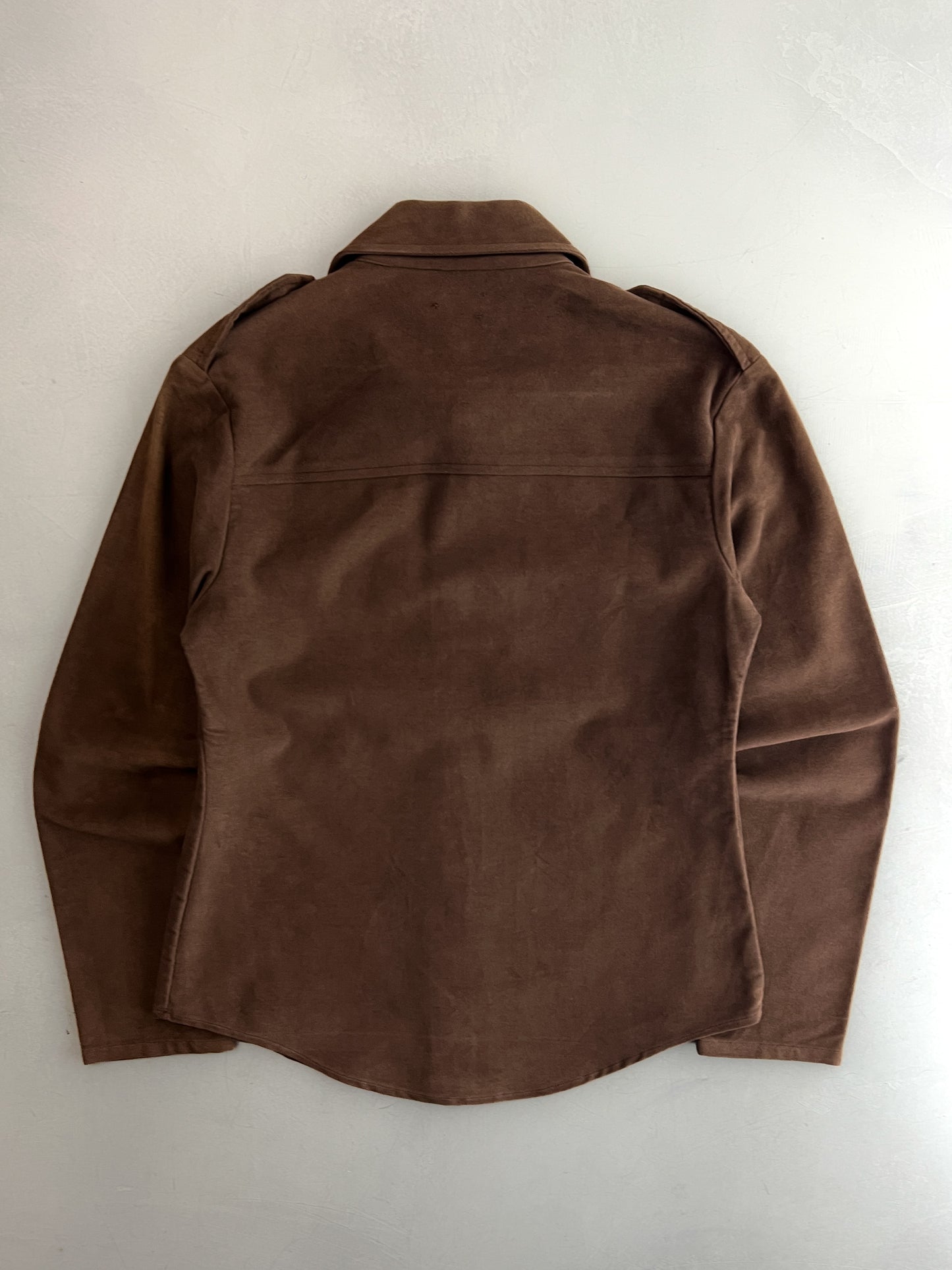 Deadstock 1970's Levis Big E Brushed Faux Suede Shirt [M]