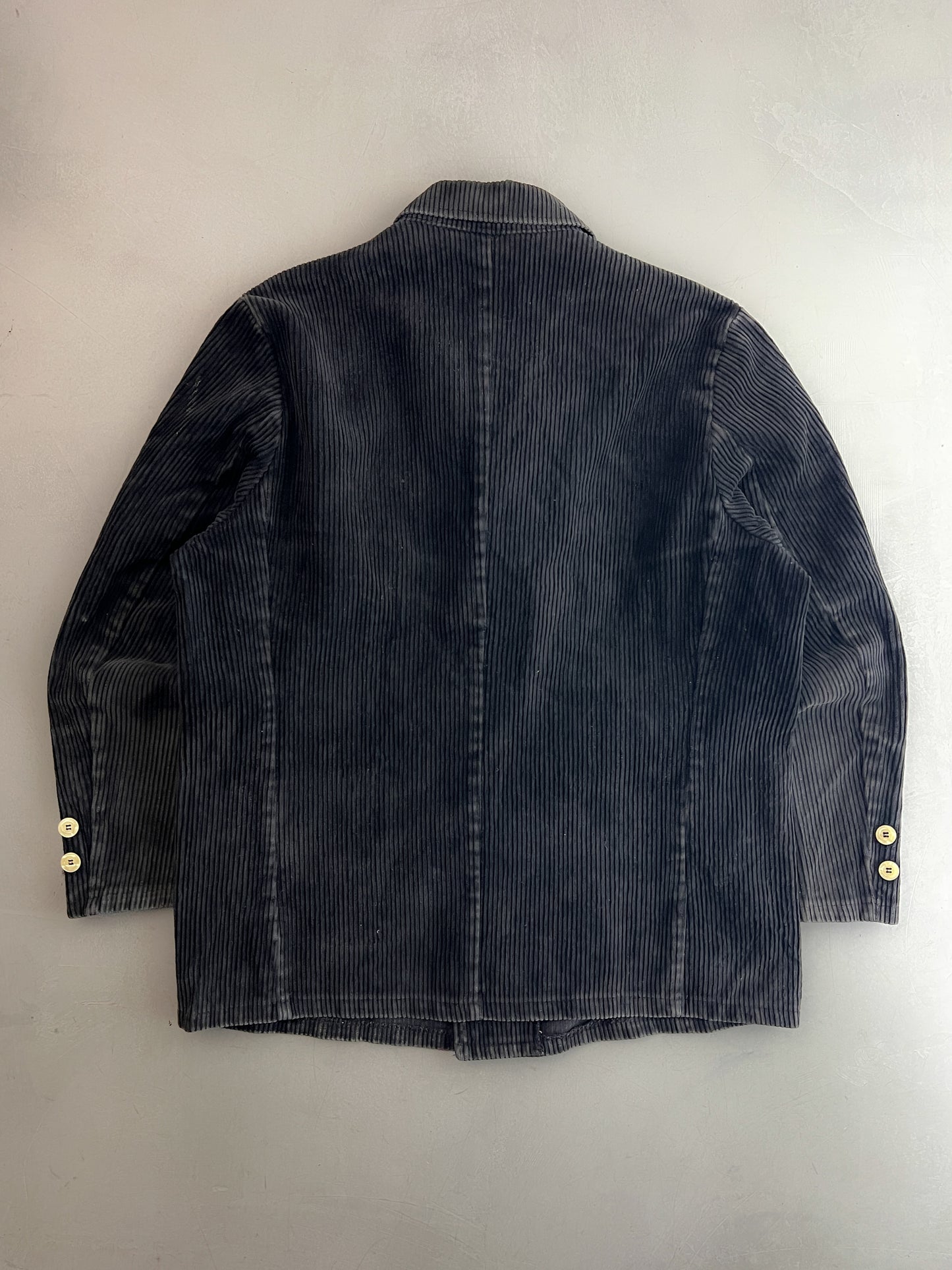 Double Breasted Corduroy Work Jacket [L]