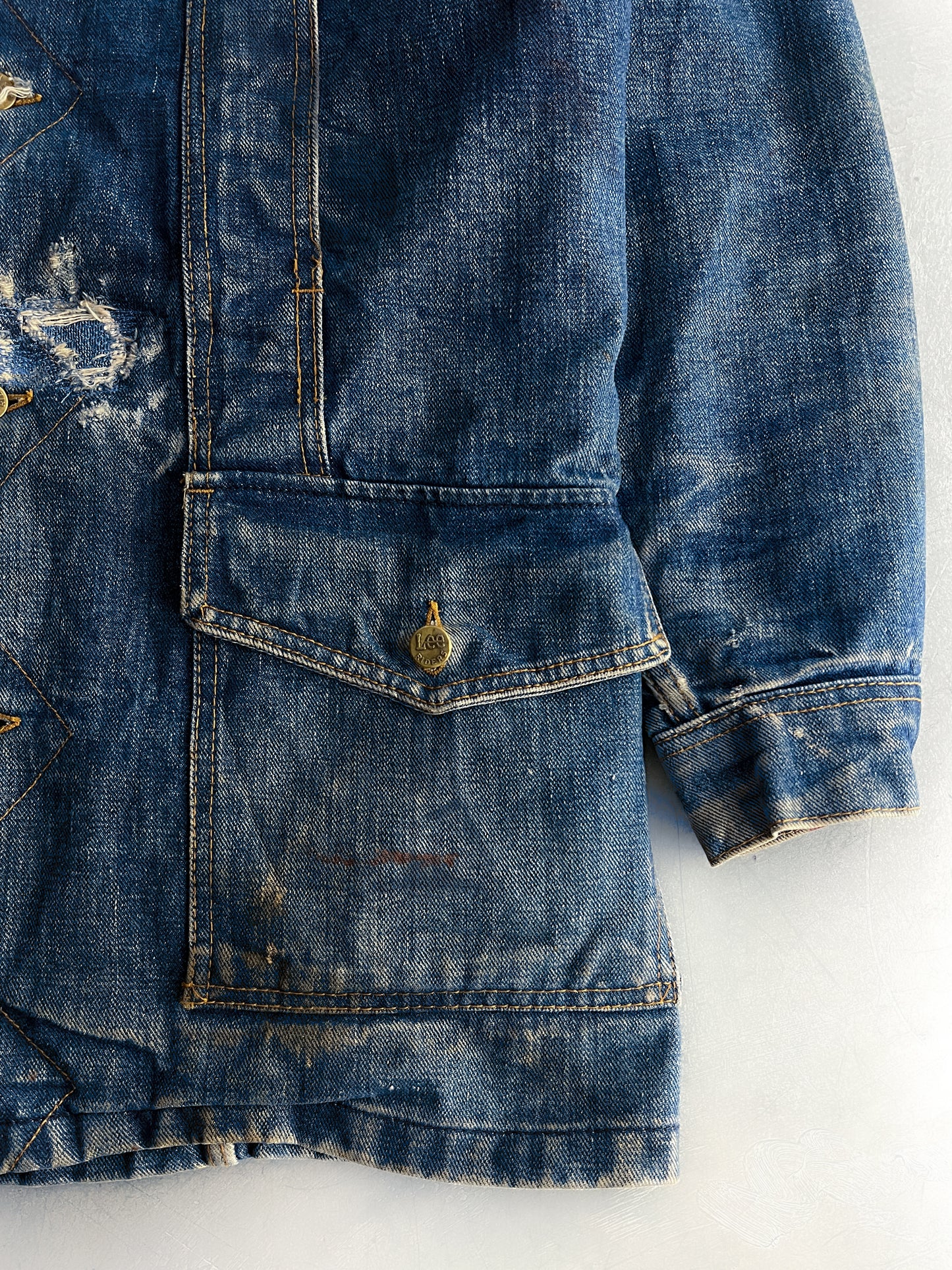 1970's Lee Storm Rider Denim Ranch Coat [M]