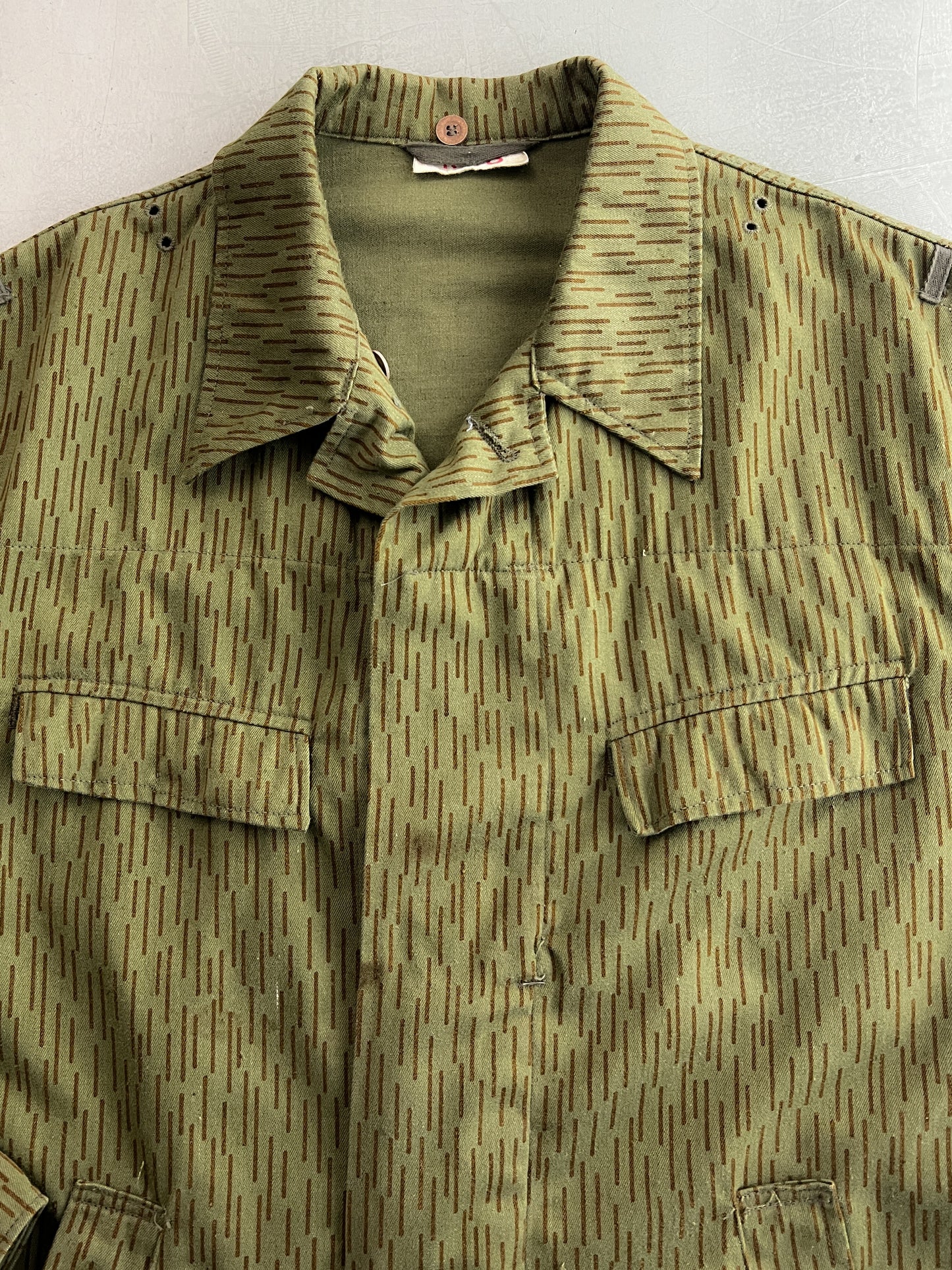 East German Rain Camo Field Jacket [L]