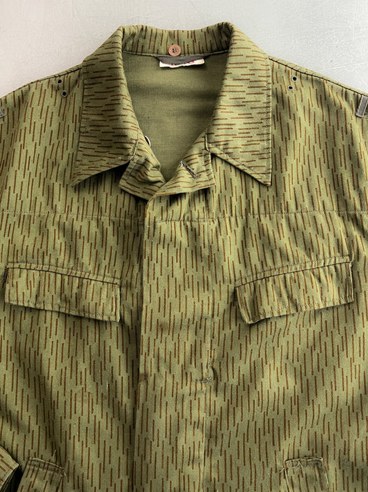 East German Rain Camo Field Jacket [L]