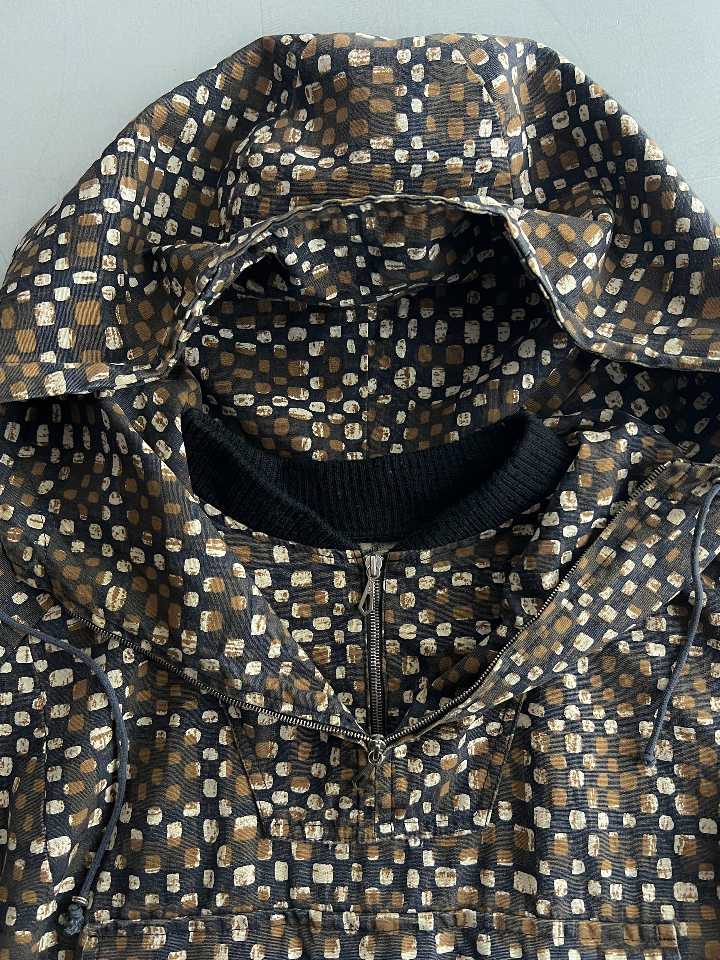 1980's Patterned Alpine Anorak [L]