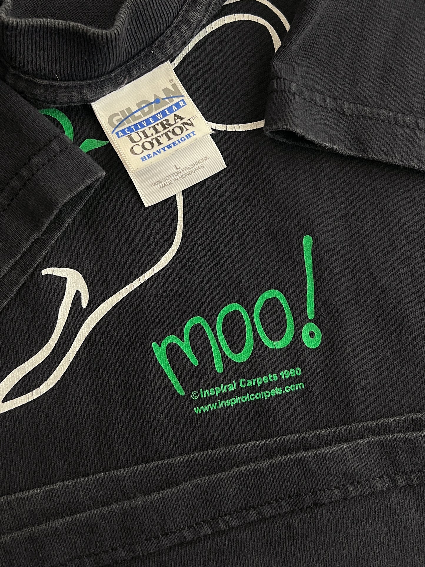 Late 90's Inspiral Carpets "Moo" Tee [L]