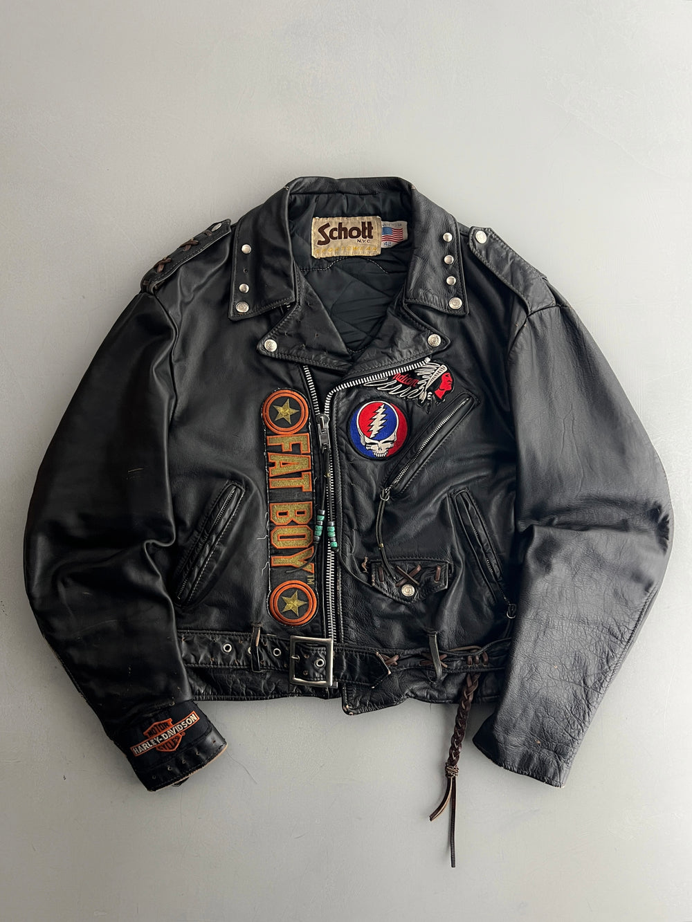 Mega Patch Schott Perfecto Jacket [L]