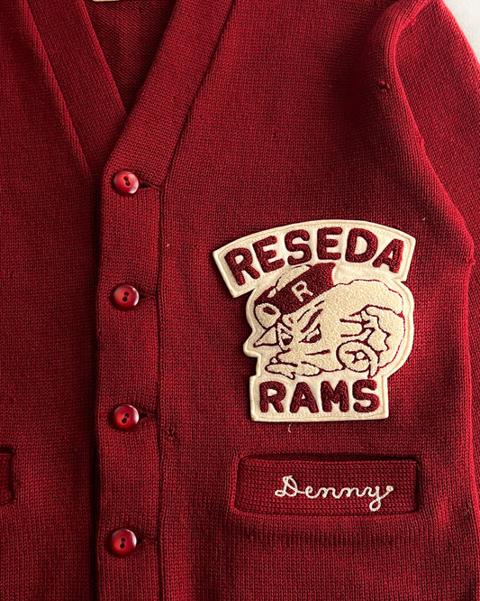 1960's Reseda Rams Varsity Knit [S]