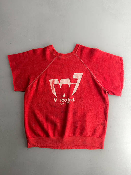 1970's Thrashed Raglan Sweatshirt [L]