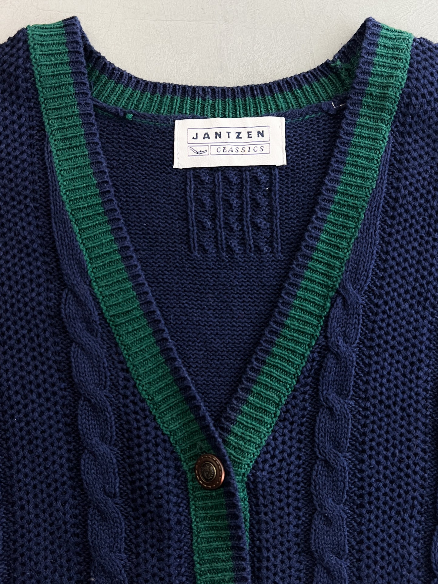 1980's Jantzen Knit Vest [M]