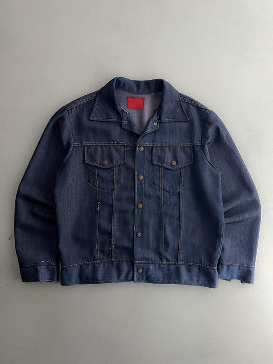 1970's Denim Trucker Jacket [L]