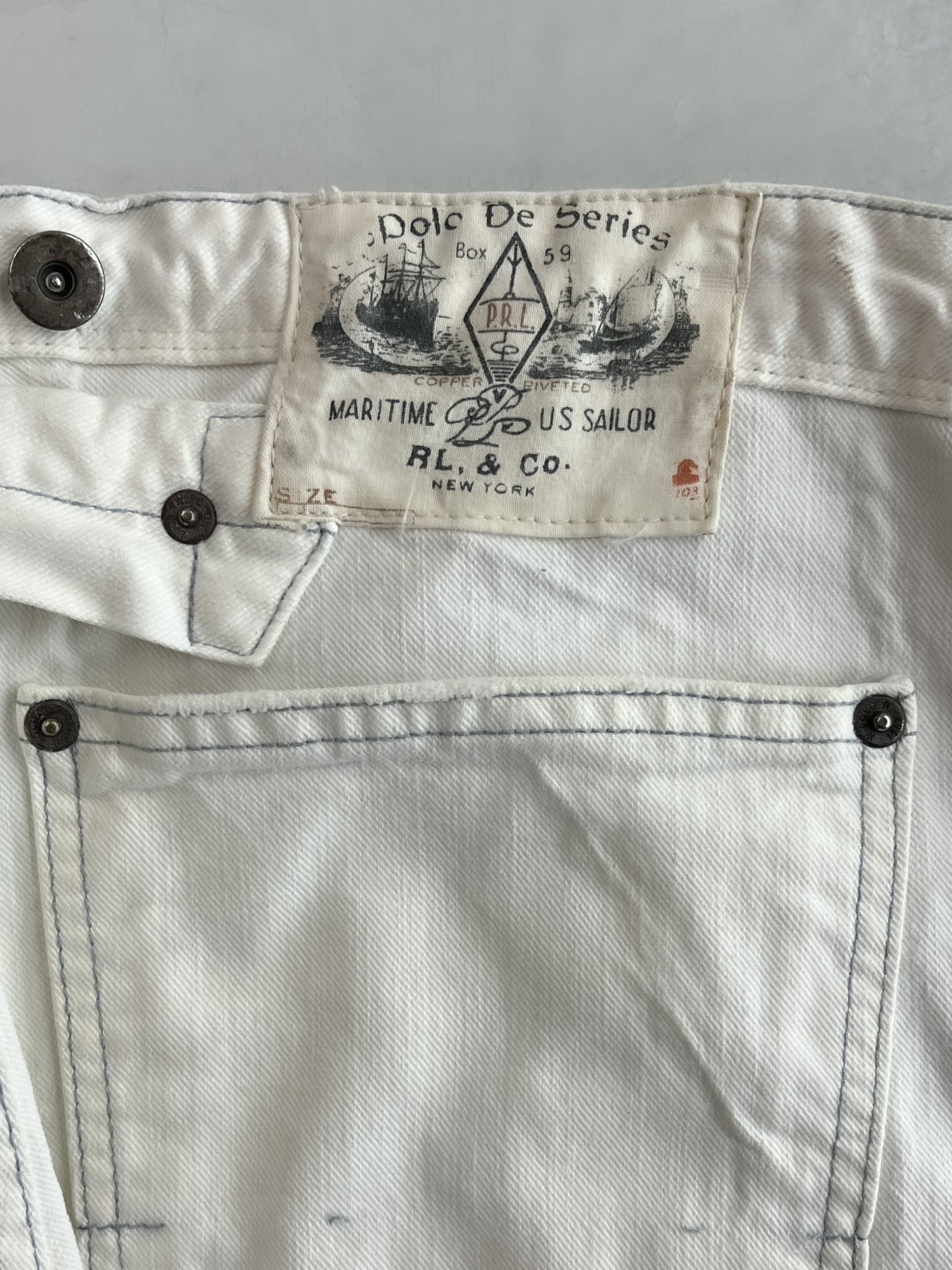 Polo R.L Buckle Back Painters Pants [36"]
