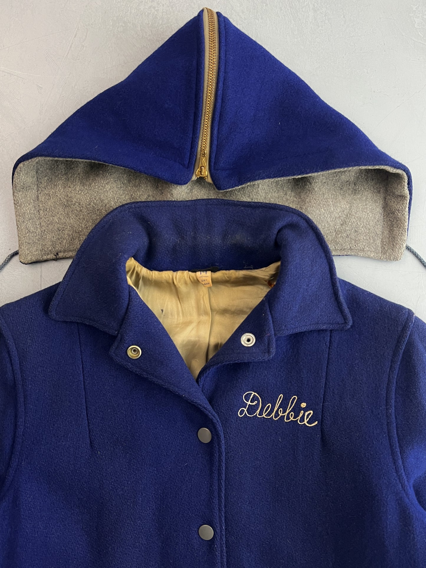 1960's Raiderette's Chainstitch Varsity Jacket [Women's S]