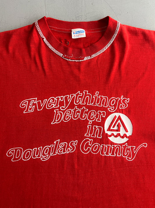 70's Champion Blue Bar Everything's Better In Douglas Country [L]