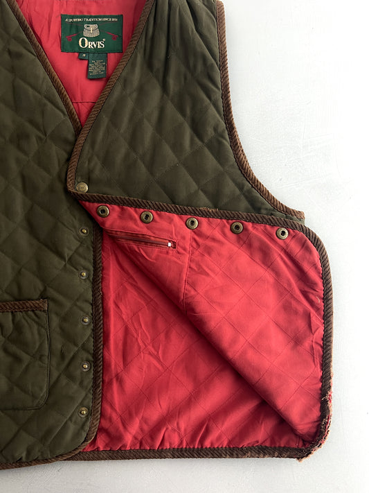 1980's Quilted Orvis Fishing Vest [S/M]