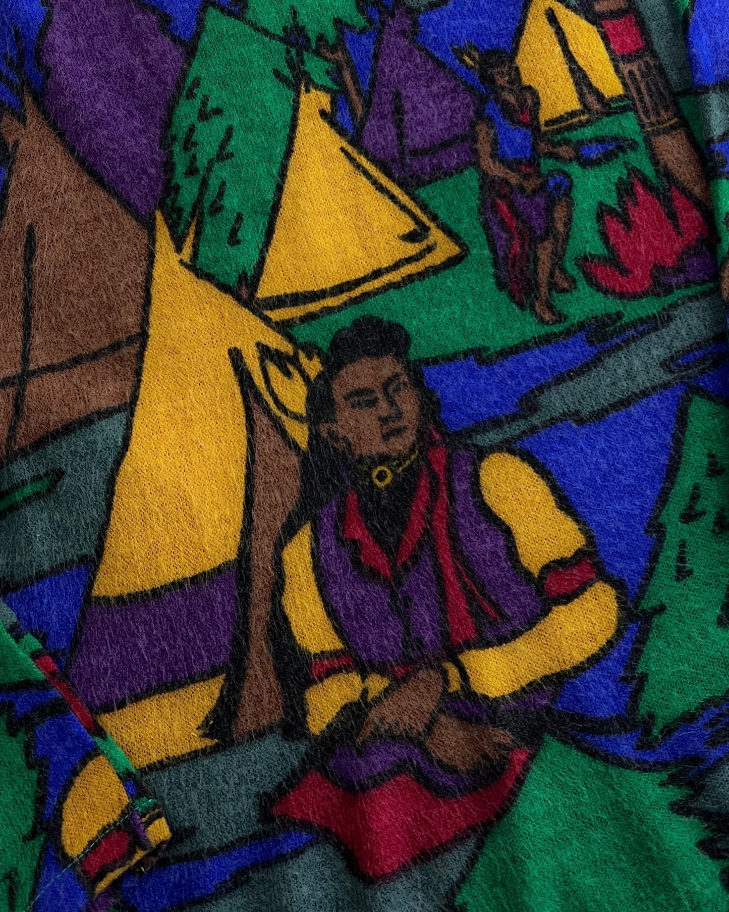 Native American Print Sweater [Women's M]