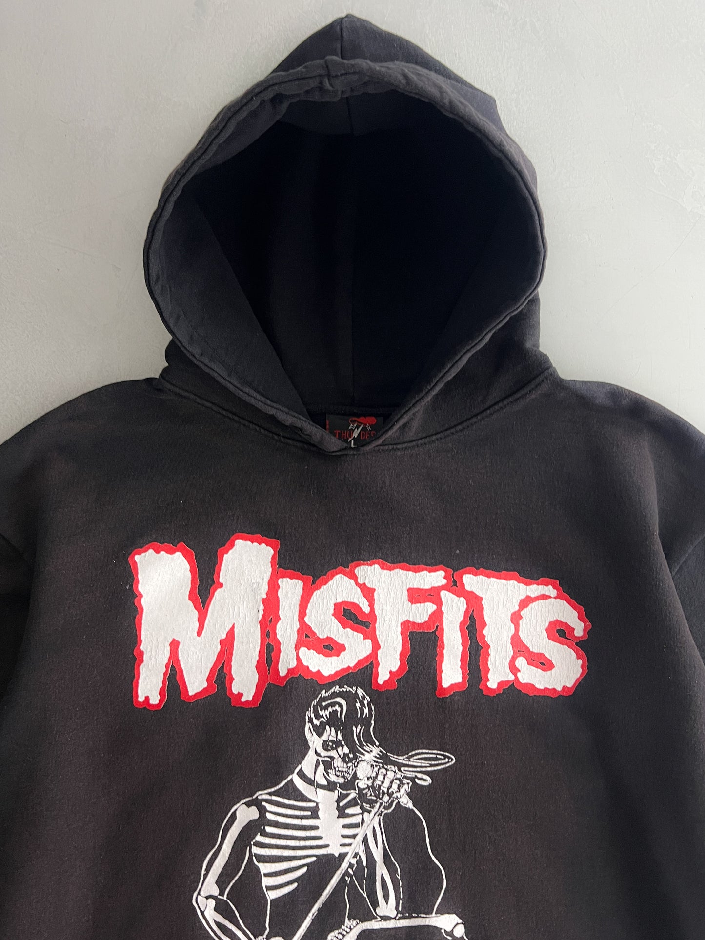 1990's Sun faded Misfits Hoodie [L]