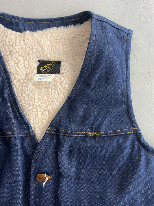 Maverick Denim Sherpa Vest [L]