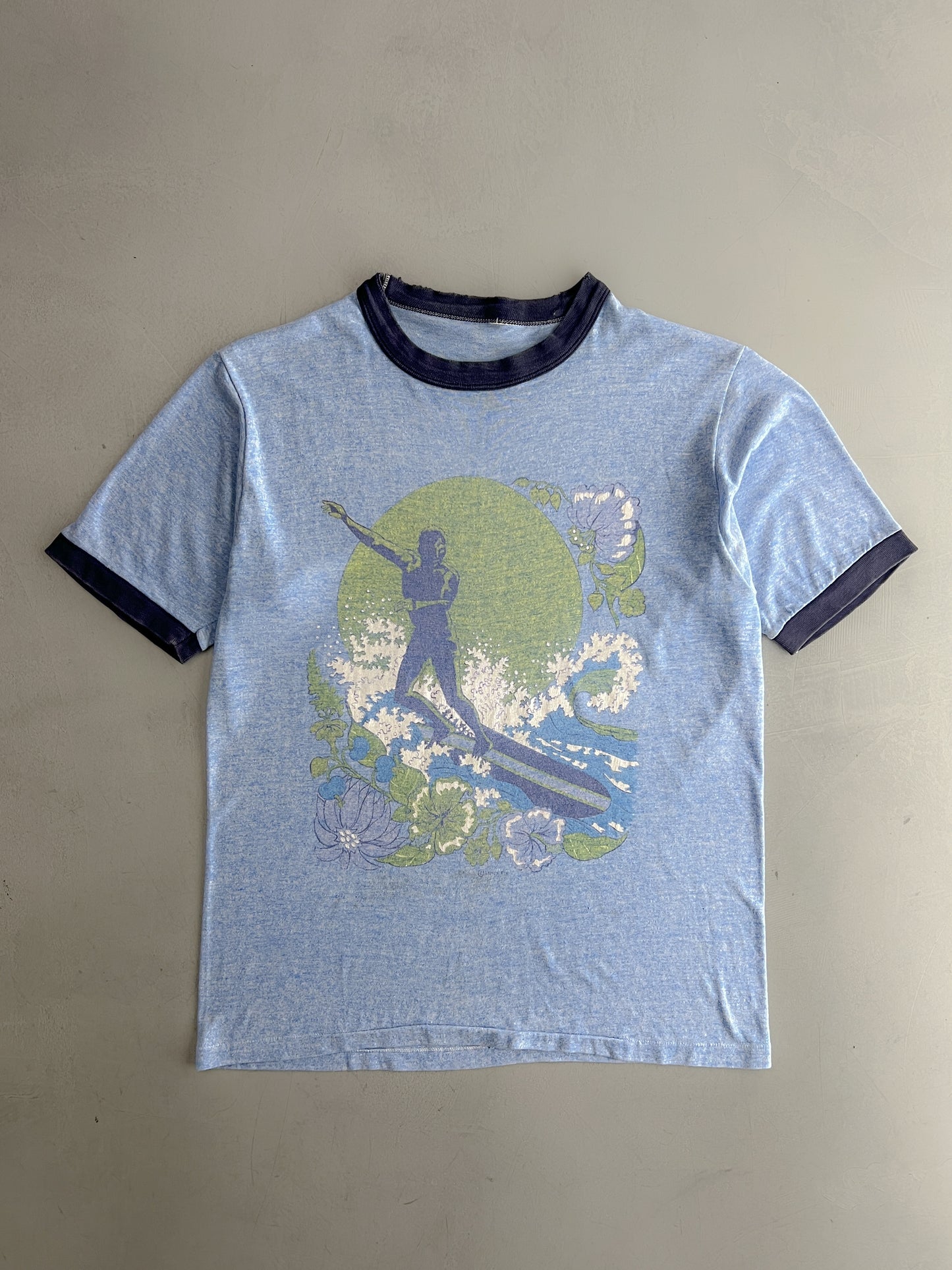 1980's Surfer Ringer Tee [M]