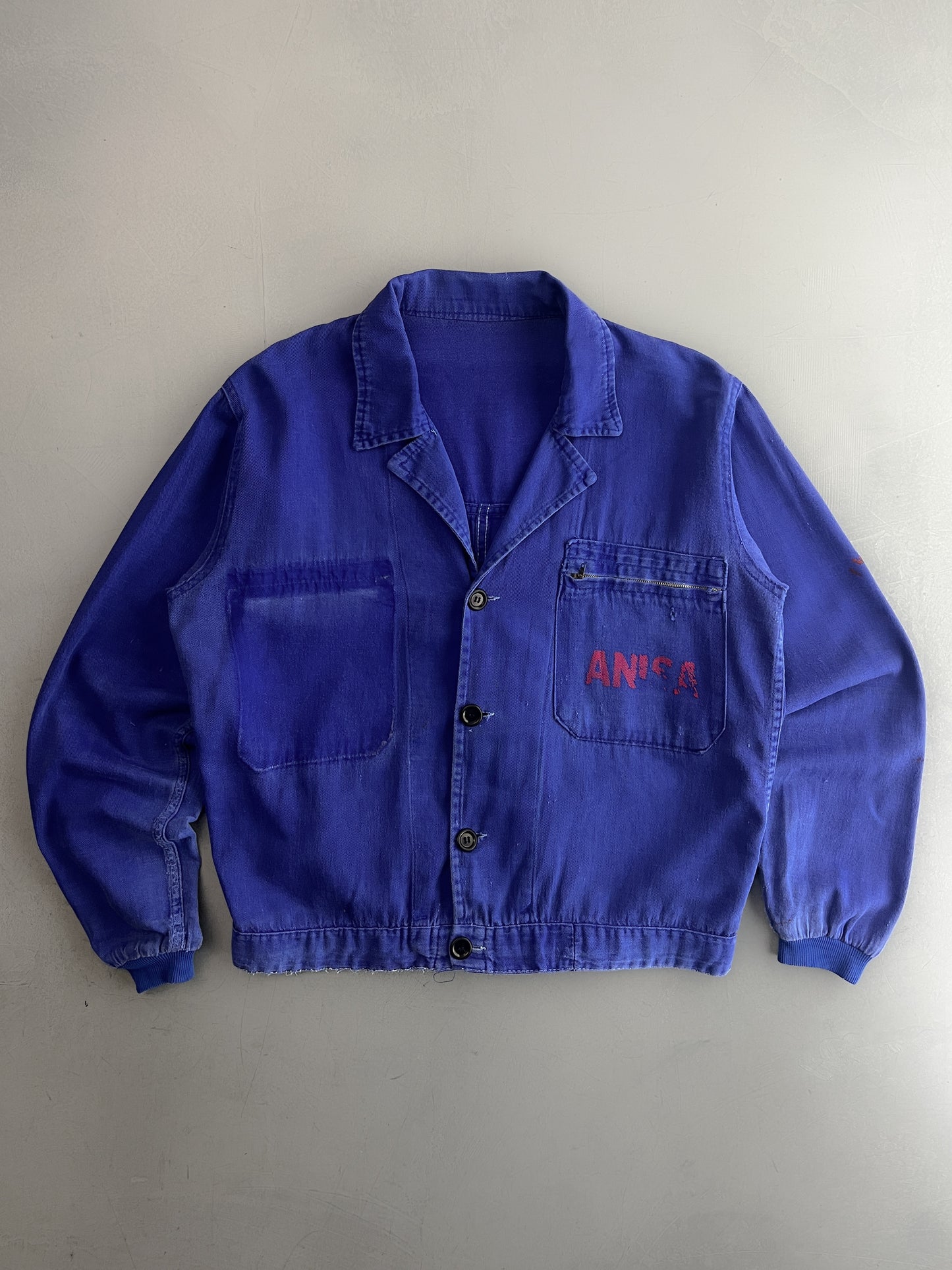 Faded french Ghost Pocket Work Jacket [S]