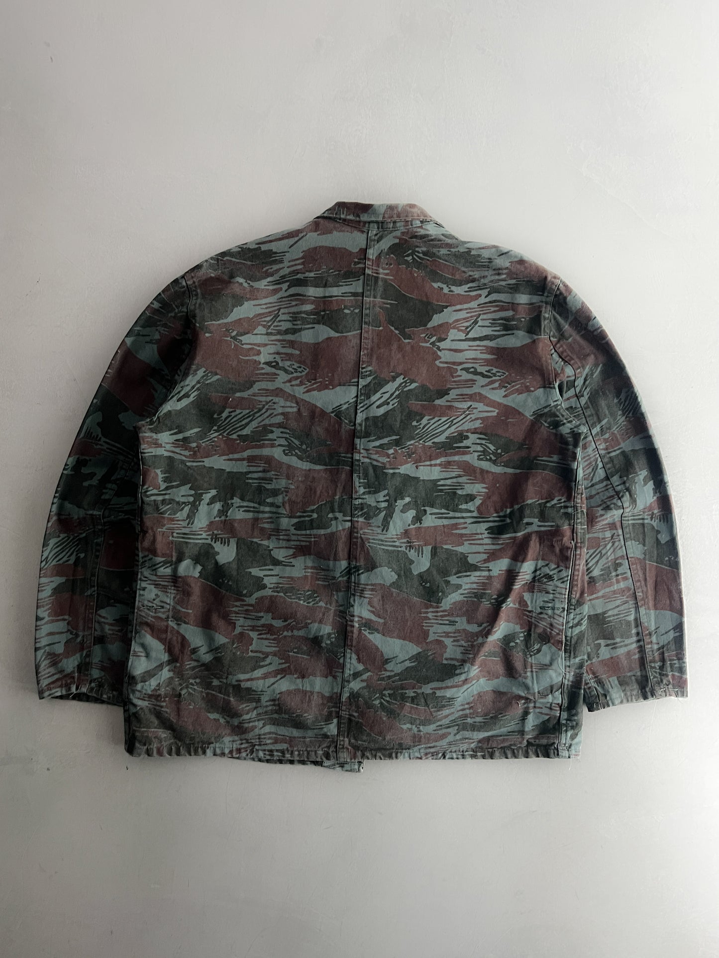 1970's "Tiger Stripe" Camo French Hunting Jacket [L]