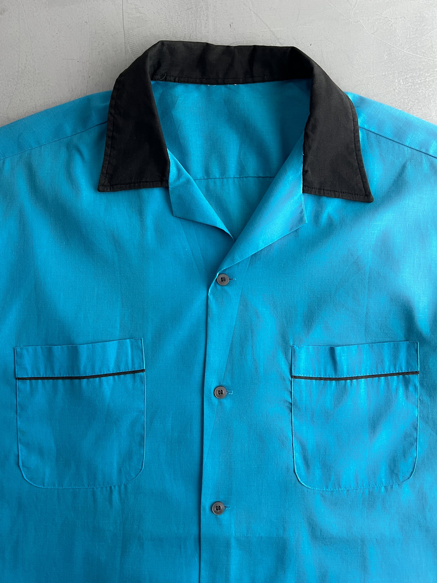 1990's Be-Bop Cafe Bowling Shirt [XL]