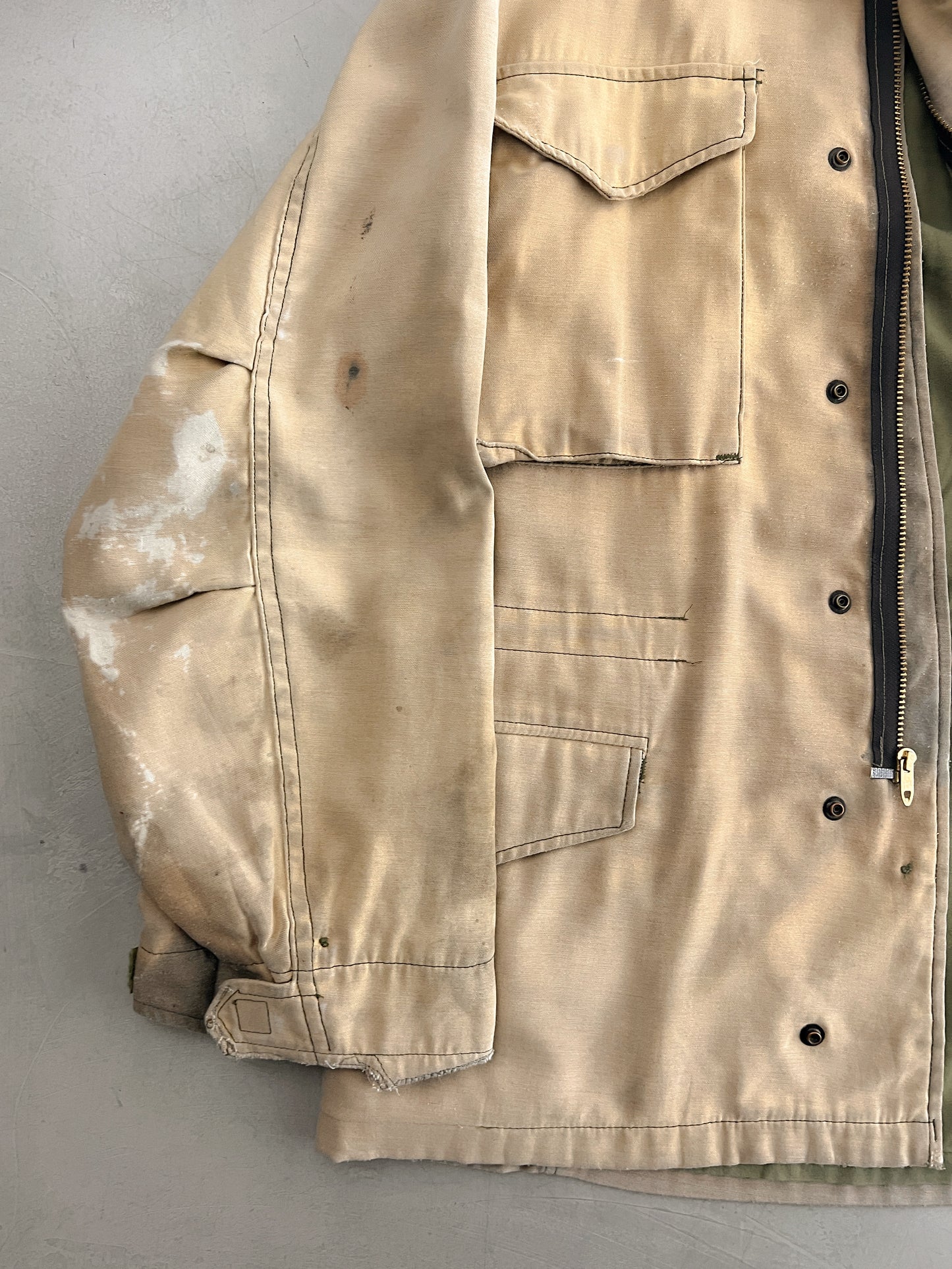 Bleached M-65 Field Jacket [L-XL]