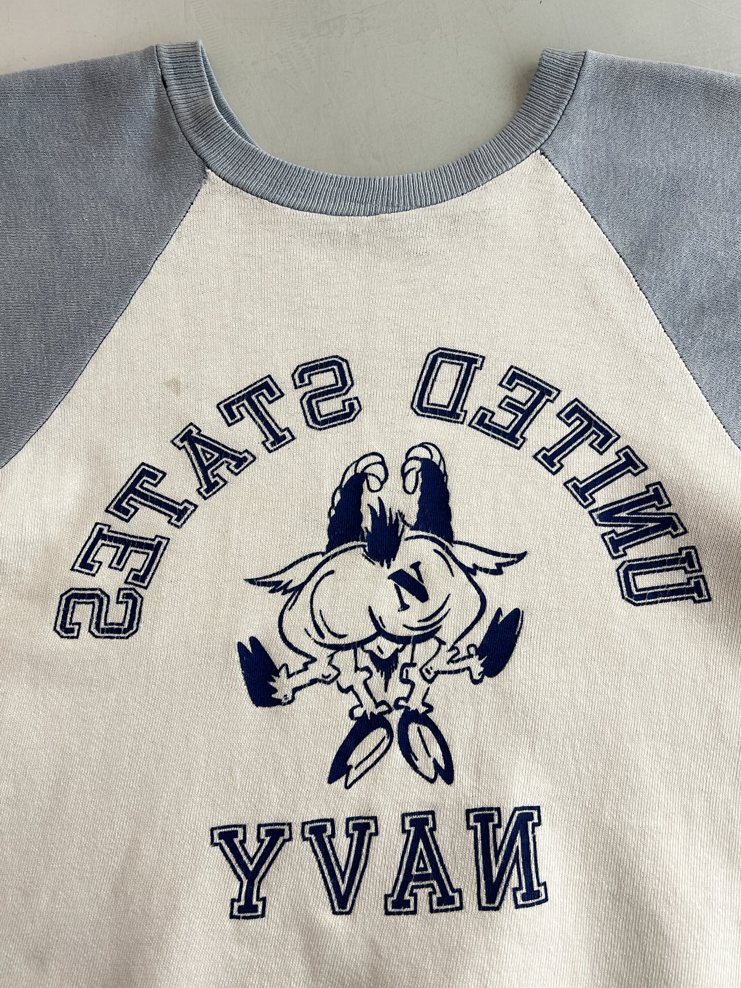 60’s/70’s USN Bust Through Short Sleeve Sweatshirt [S]