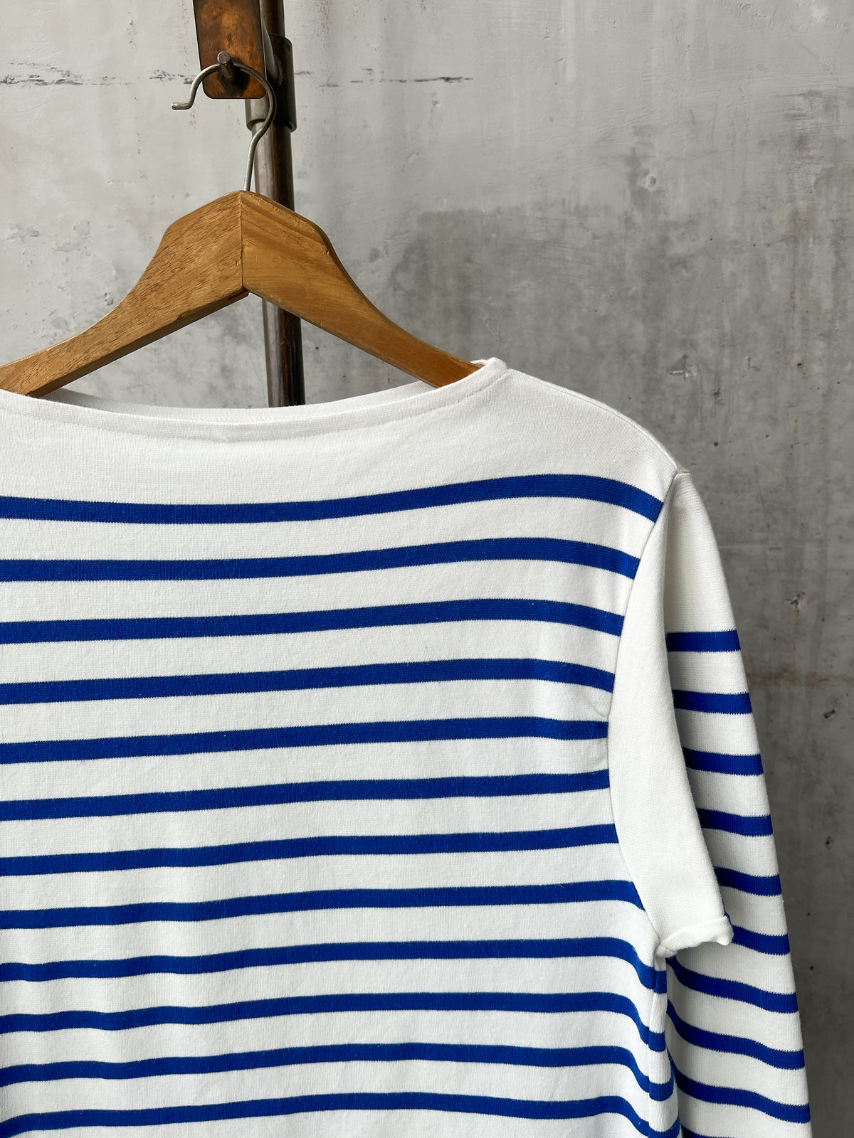 1980's French Marine Nationale Breton Striped Shirt [L]