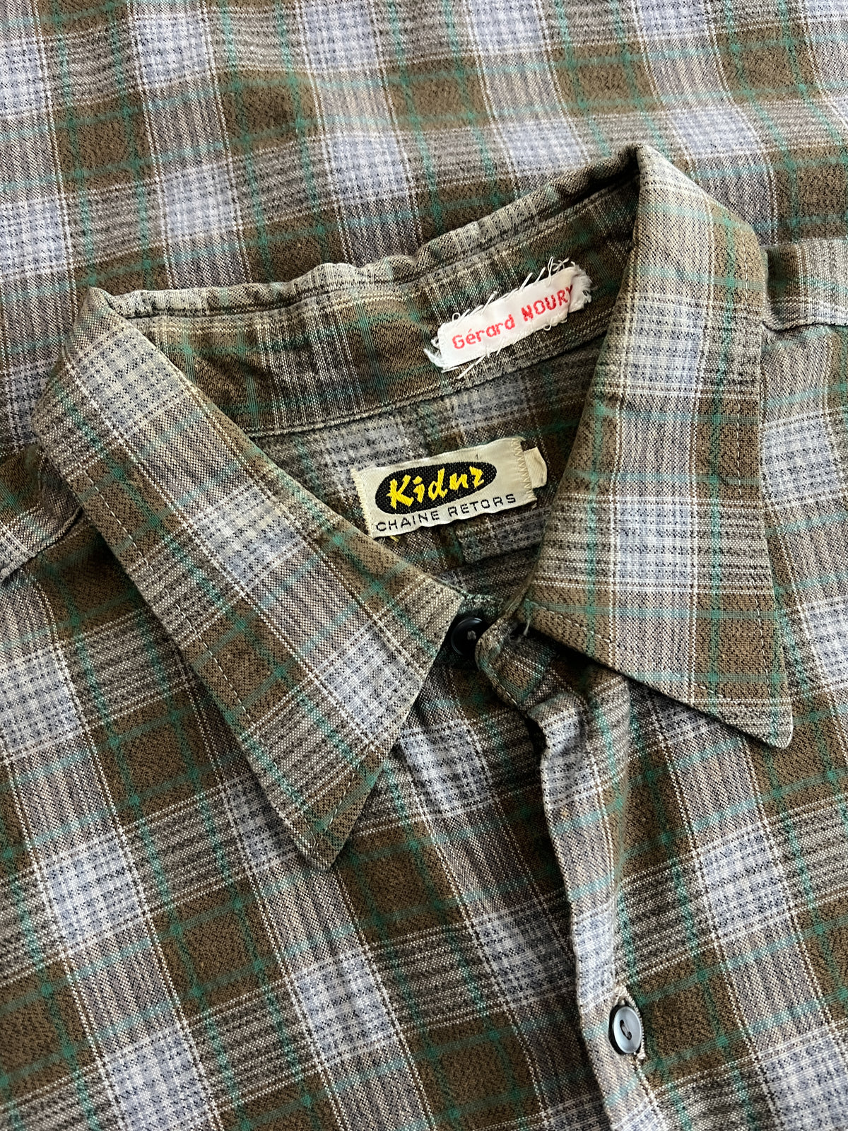 60's/70's French Grandfather Flannel [M]