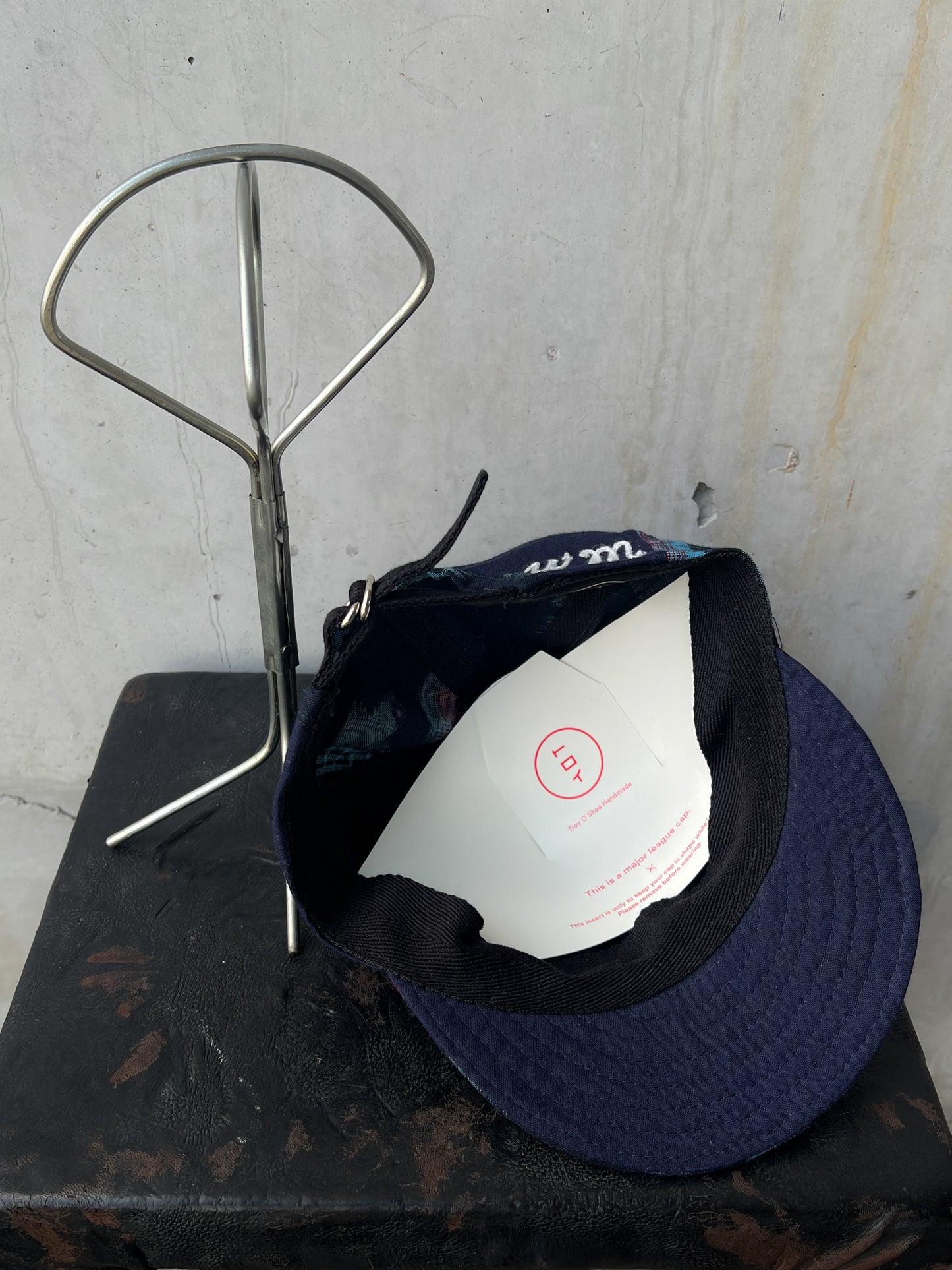 Early 20th c. Japanese Fabric 1930's Baseball Cap By Troy O'Shea Handmade [Adjustable]