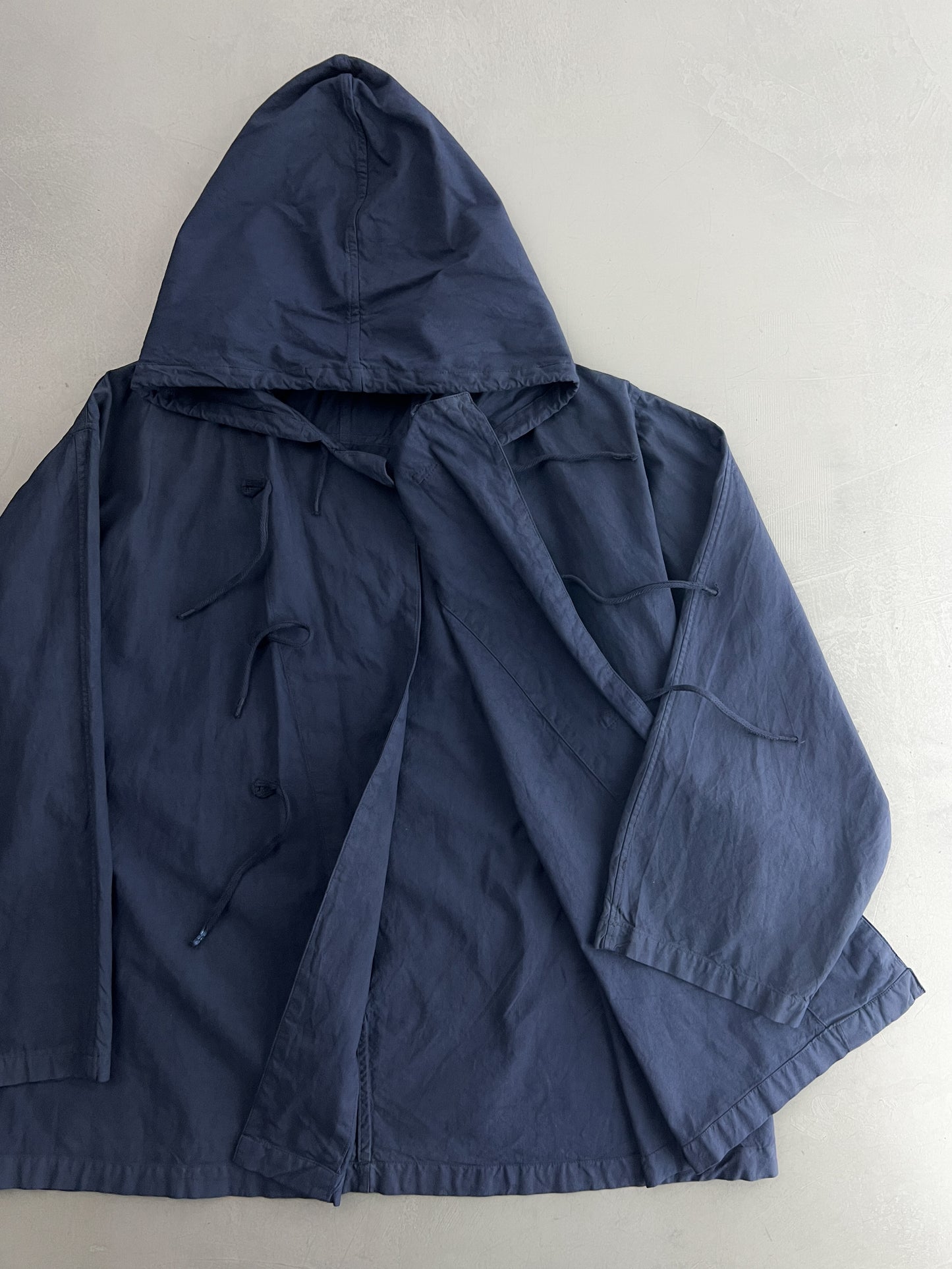 French Indigo Tie Up Smock  [L]