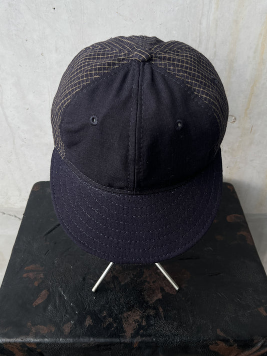 Early 20th c. Japanese Fabric 1930's Baseball Cap By Troy O'Shea Handmade [Adjustable]