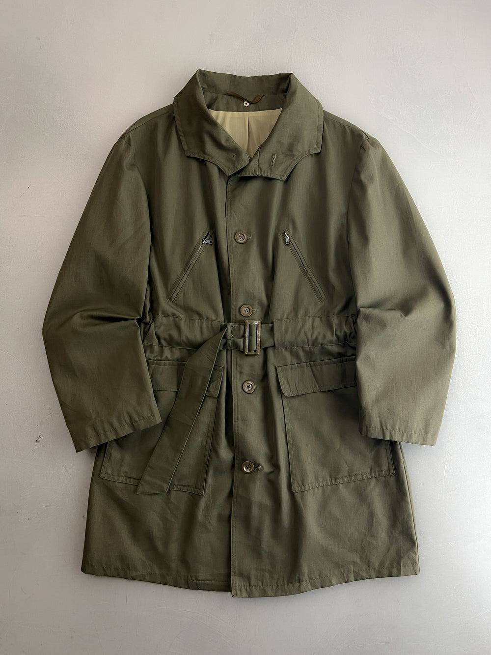 60's/70's European Belted Field Coat [L]