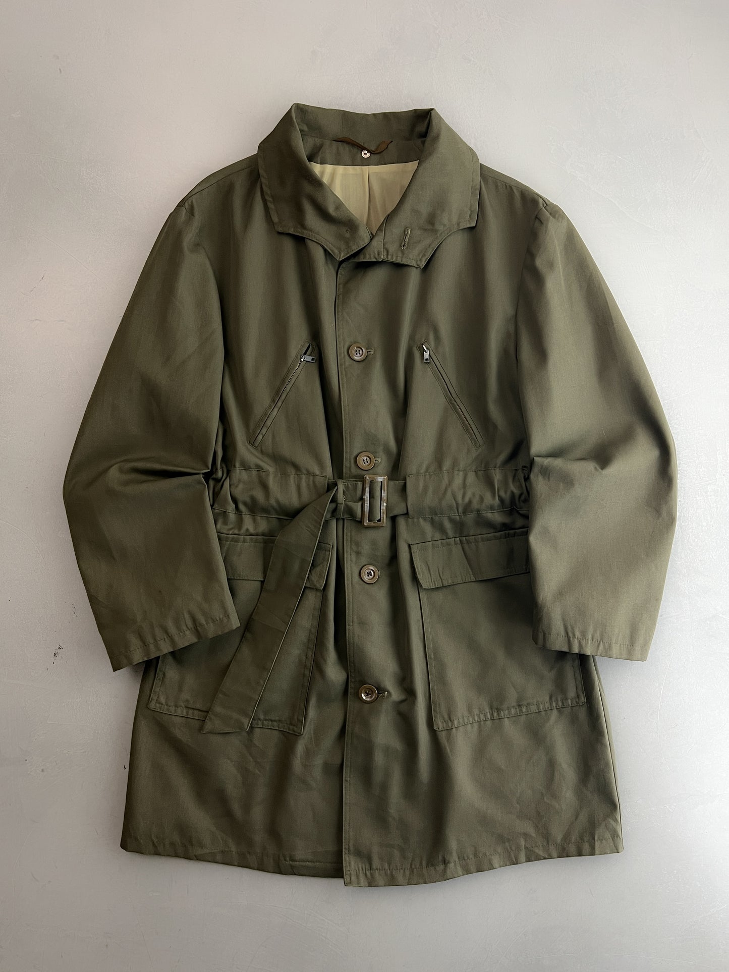 60's/70's European Belted Field Coat [L]