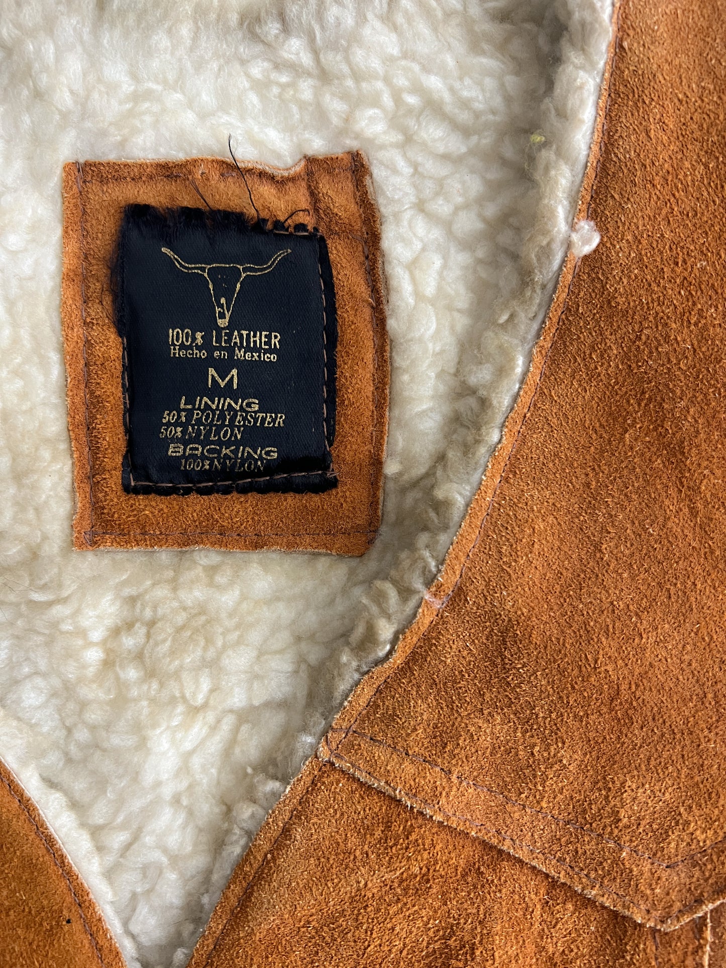 Suede Shearling Vest [M]