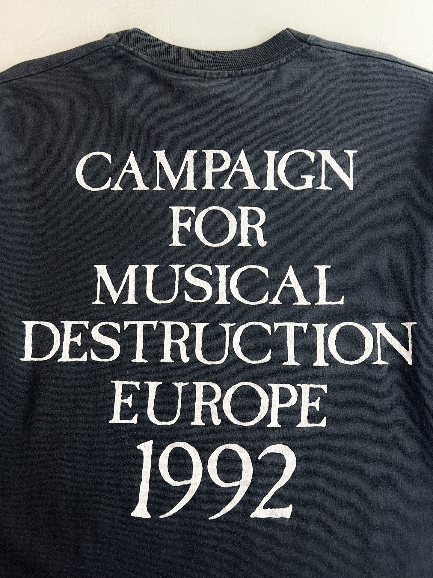 '92 Napalm Death "Campaign For Musical Destruction" Tour Tee [L]