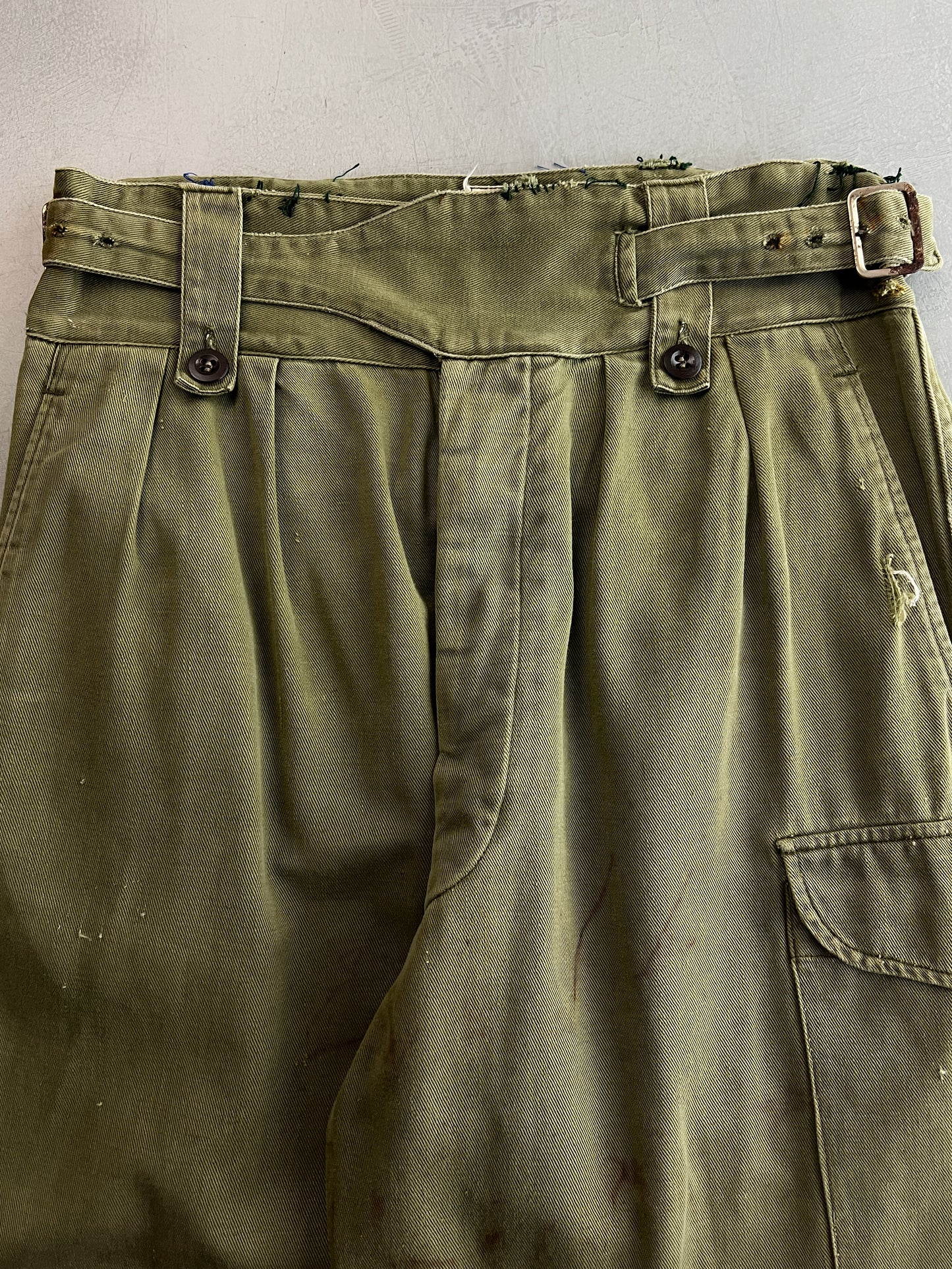 Thrashed 1960's Aus Army Ghurka Pants [30"]
