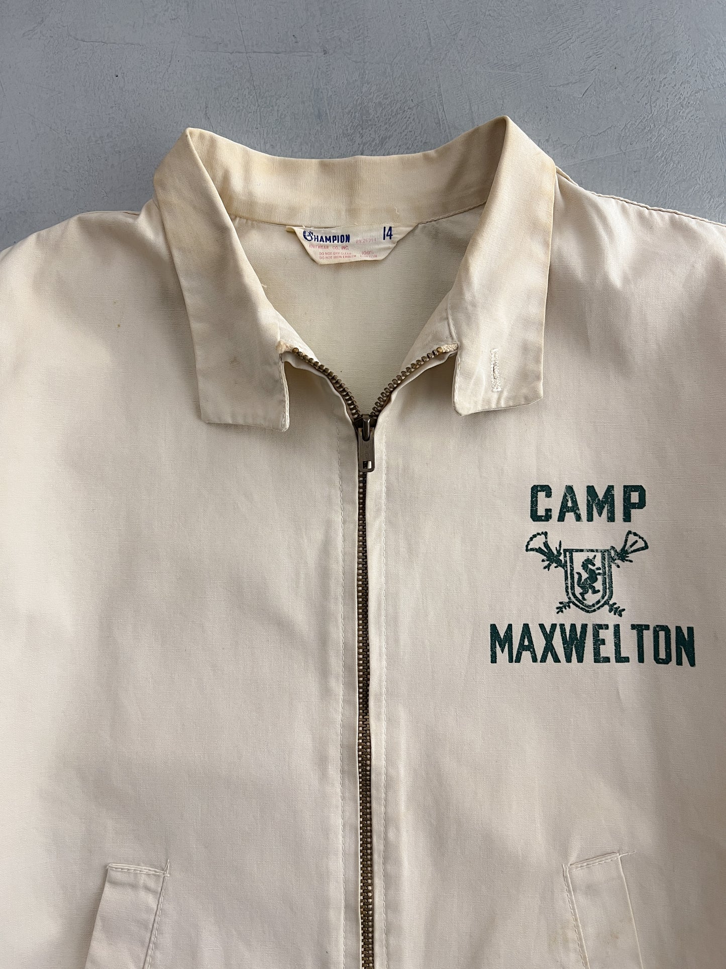 1960's Champion Running Man Cotton Jacket [S]