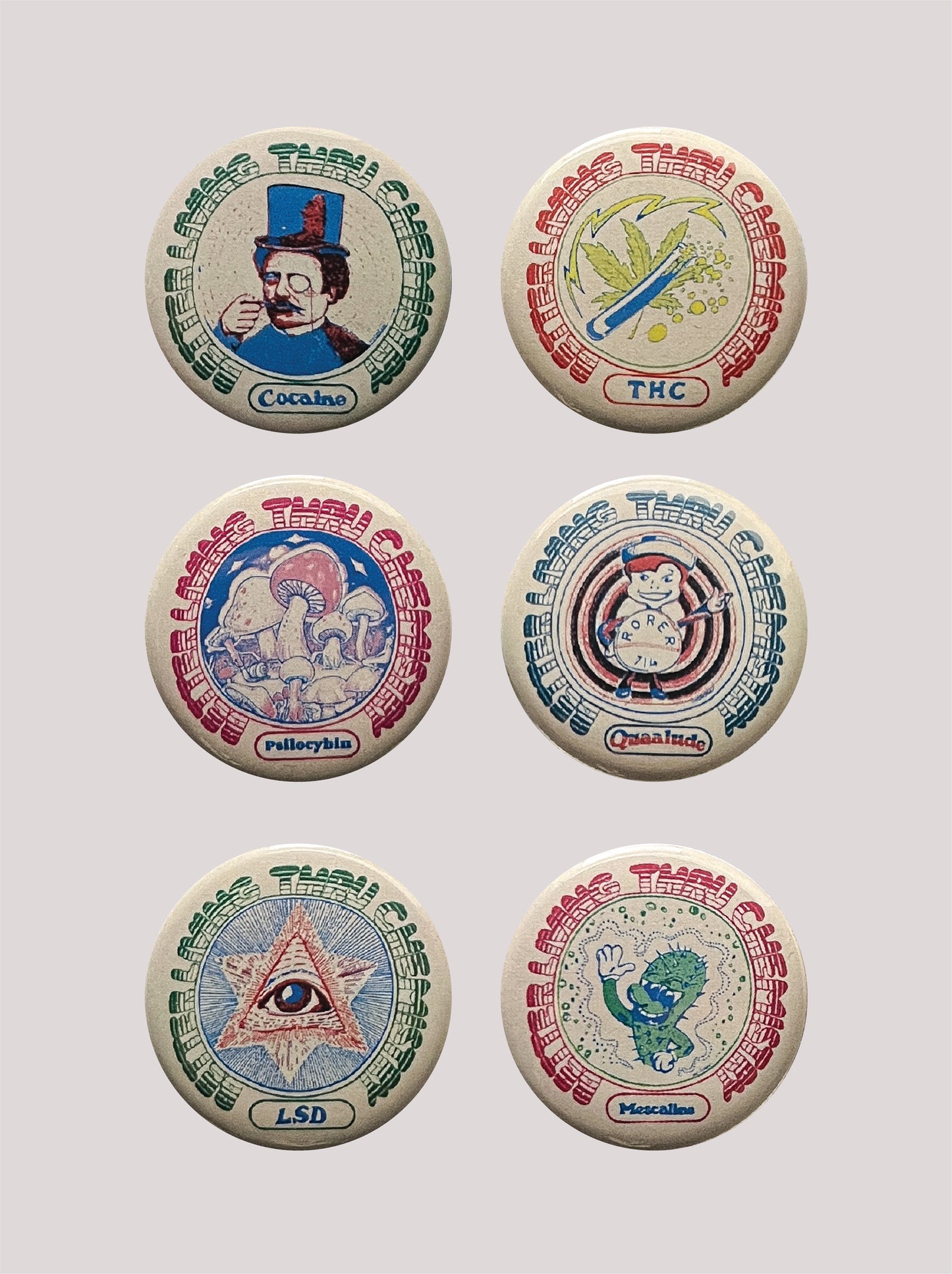 'Better Living Thru Chemistry' Badge Set