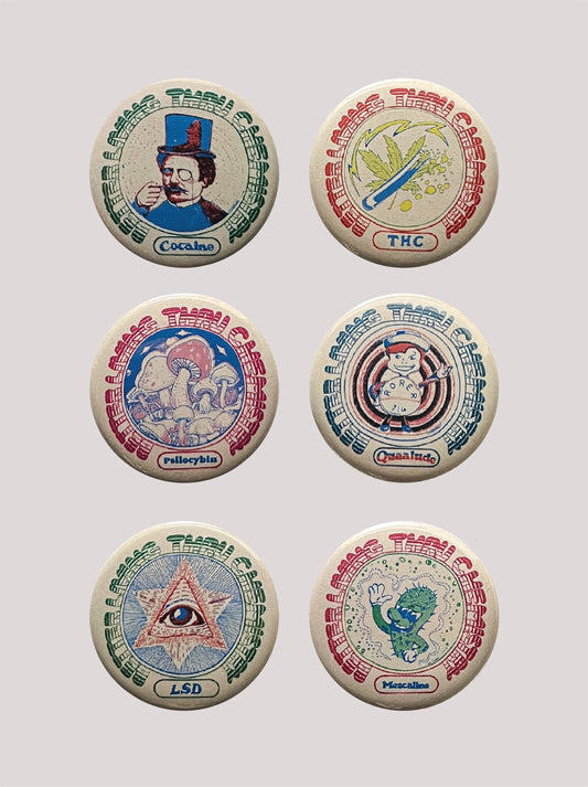 'Better Living Thru Chemistry' Badge Set