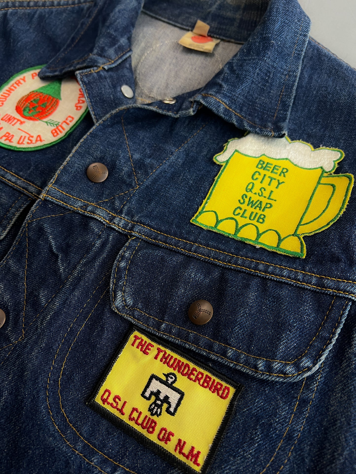 1970’s Mega Patch GWG Denim Jacket [L]
