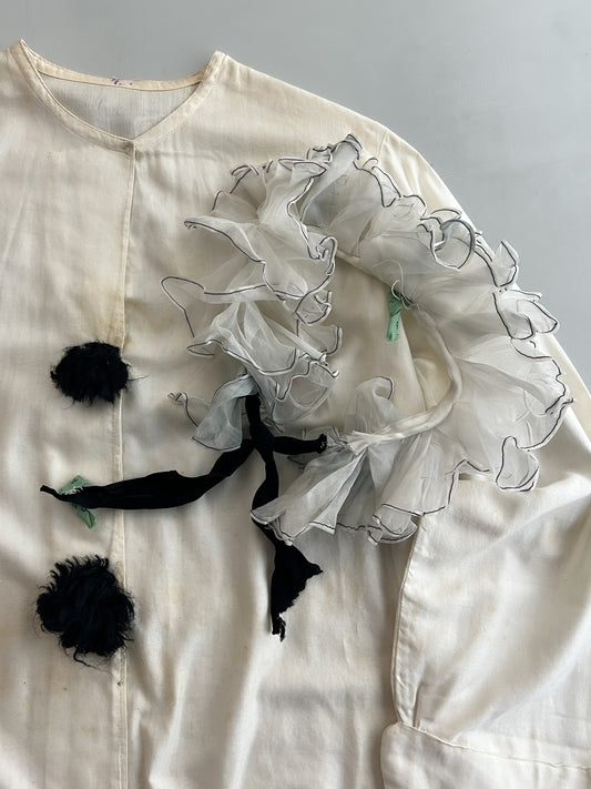 Late 1800's French Pierrot 2 Piece Set [M/L]