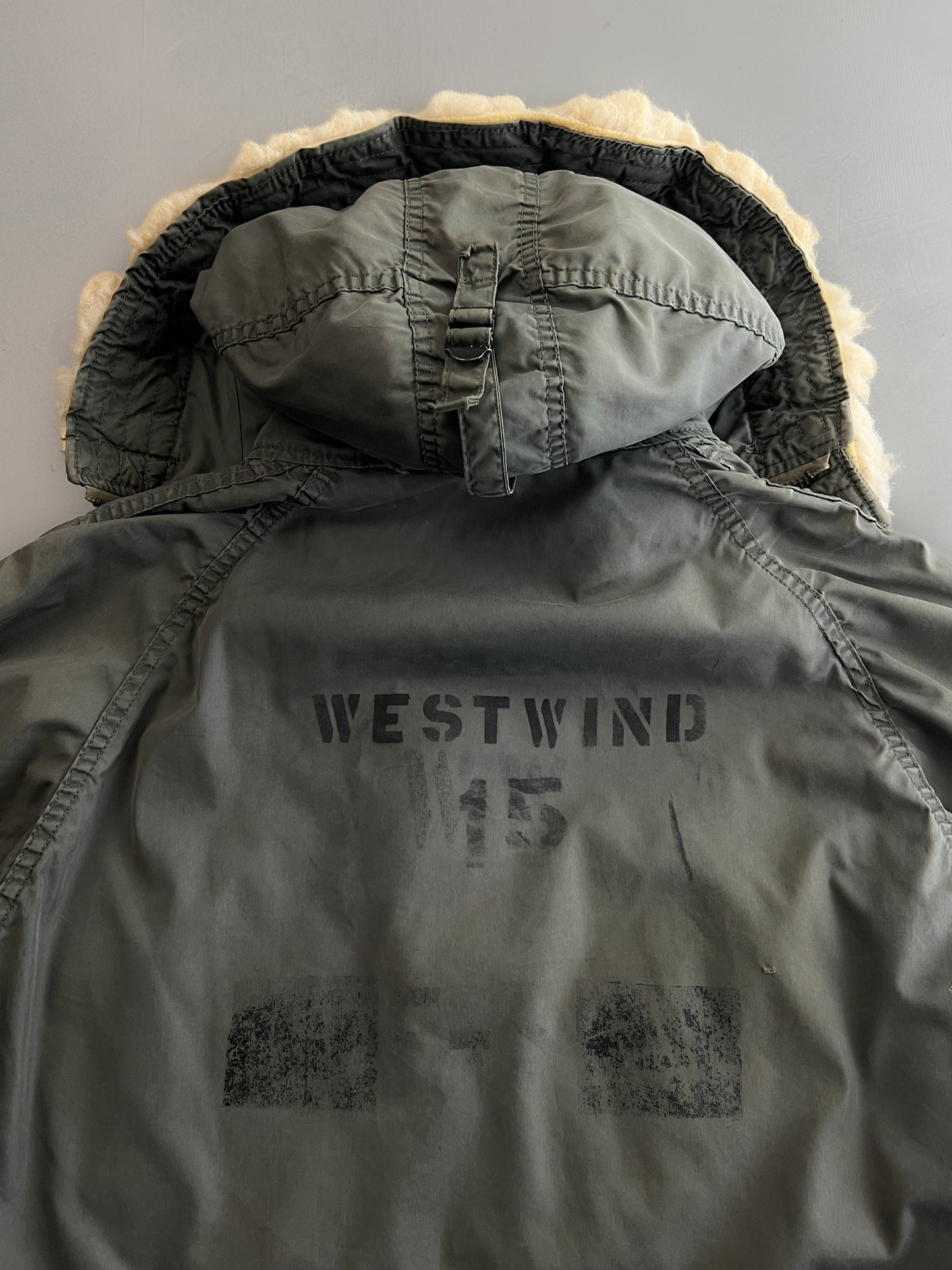 N-3B US Airforce Cold-Weather Stencilled Parka [L]