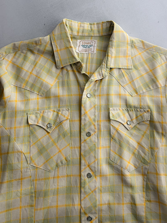 H Bar C Western Pearl Snap Shirt [M]