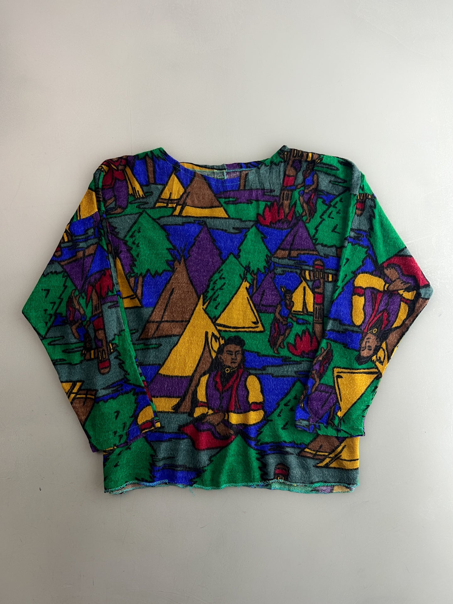 Native American Print Sweater [Women's M]