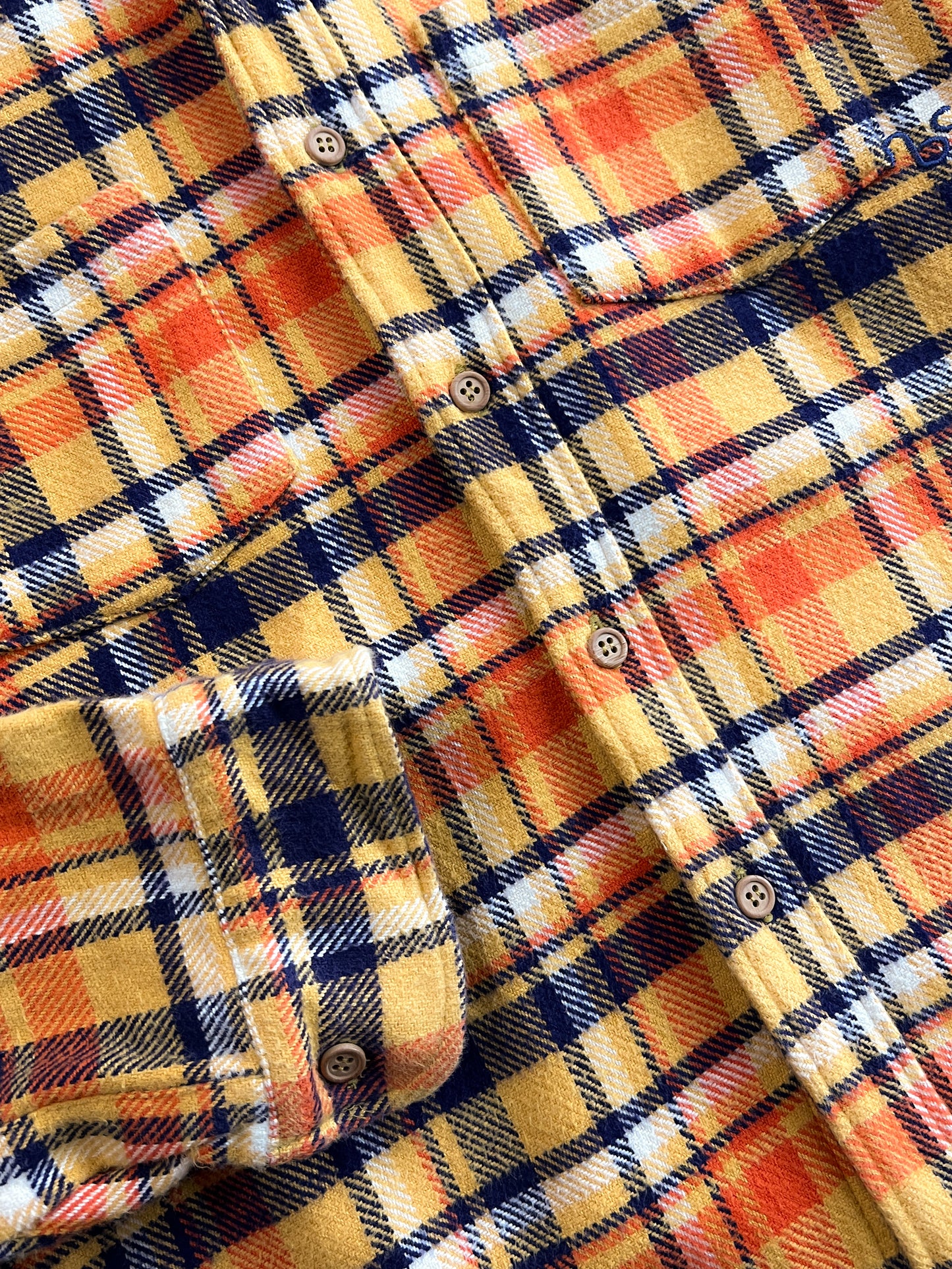 1990's Natural Born Carvers Flannel [L]